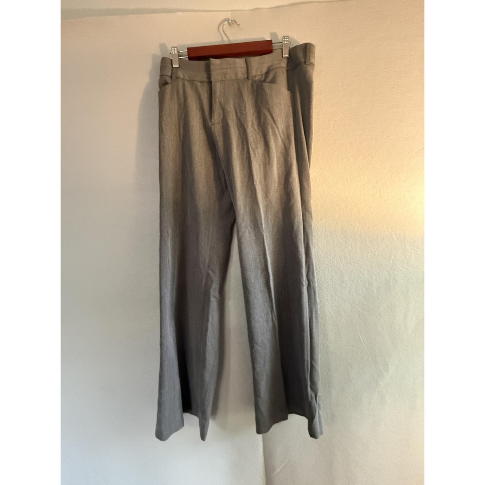 MICHAEL Michael Kors Pants Womens 8 Gray Twill Dress Straight Leg Stretch